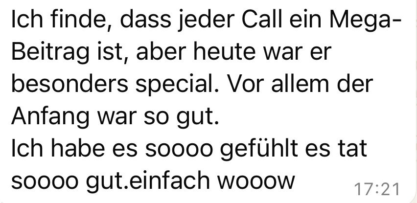 Kundenstimme